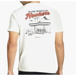 Royal Enfield T-Shirt Freeway Motel Off-White