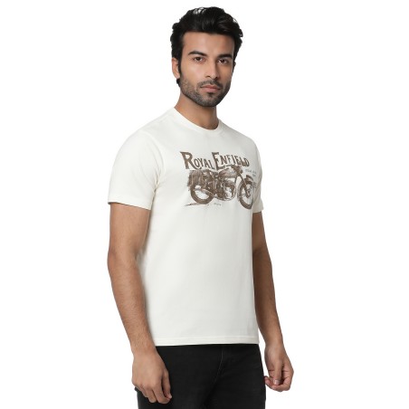Royal Enfield T-Shirt BULLET-350 WHITE