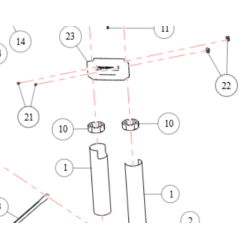 Gabel Stabschutzring Satz...