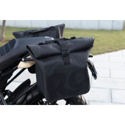 Modern Rolltop Soft Panniers Royal Enfield