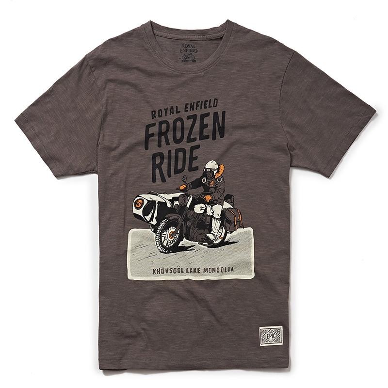 Royal Enfield T-Shirt Frozen Ride grau