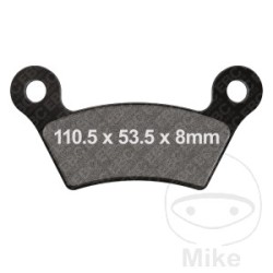 Brake Pads Rear EBC Semi Sinter