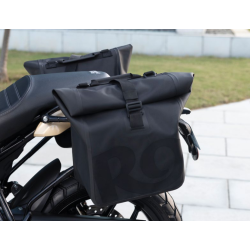 Modern Rolltop Soft Panniers Royal Enfield