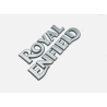 Tankaufkleber Royal Enfield silber chrome