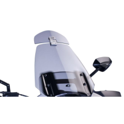 Windschild Spoiler Aufsatz Vario Puig rauchgrau