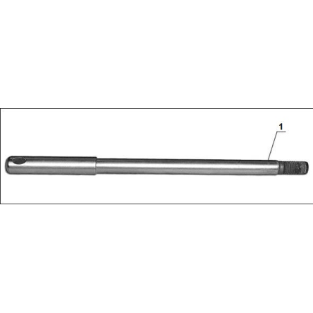 Rear wheel axle 2WD Ural