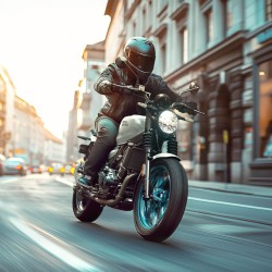 Guerrilla 450 Brava Blue - yused