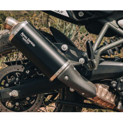 Rally Schalldämpfer Arrow schwarz Himalayan 450