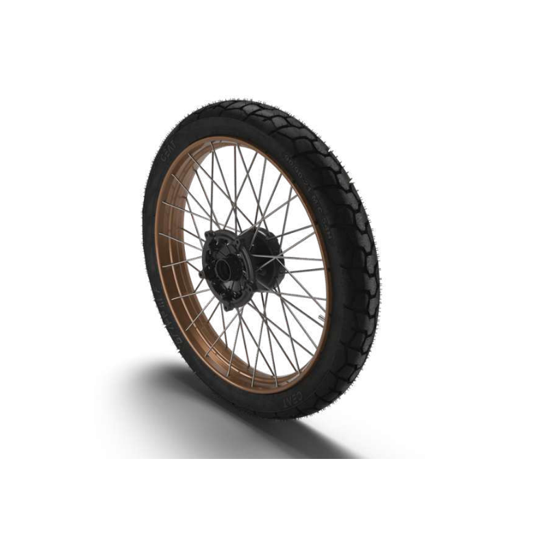 Speichenrad Satz schlauchlos/tubeless gold Himalayan 450
