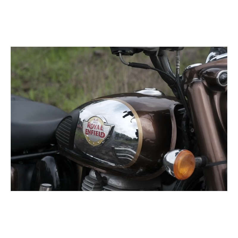 Tankaufkleber Royal Enfield 3D chrome Classic 350