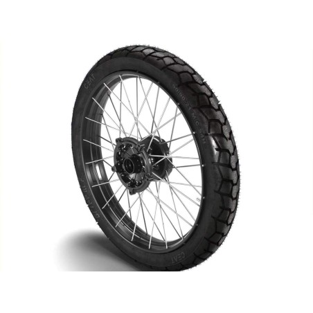 BLACK/OLIVE TUBELESS SPOKED WHEELS Himalayan 450