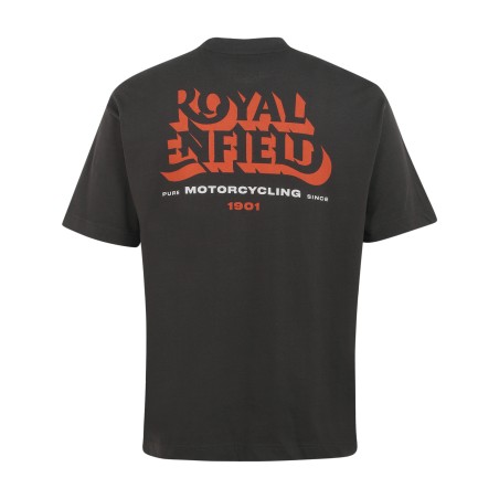 Royal Enfield T-Shirt THE KNOCKOUT TEE charcoal