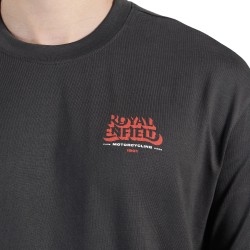 Royal Enfield T-Shirt THE KNOCKOUT TEE charcoal