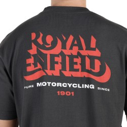 Royal Enfield T-Shirt THE KNOCKOUT TEE charcoal