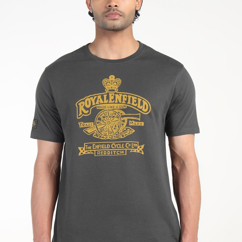 Royal Enfield T-Shirt CANON CREST TEE anthrazit