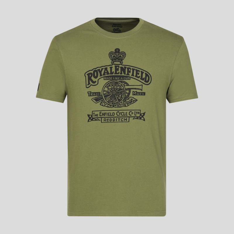 Royal Enfield T-Shirt CANON CREST TEE olive