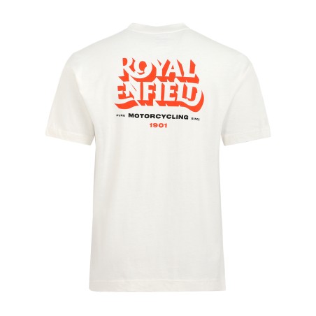 Royal Enfield T-Shirt THE KNOCKOUT TEE WHITE