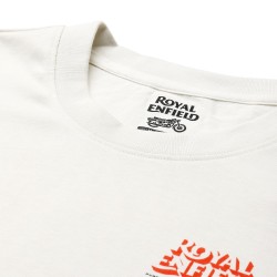 Royal Enfield T-Shirt THE KNOCKOUT TEE WHITE