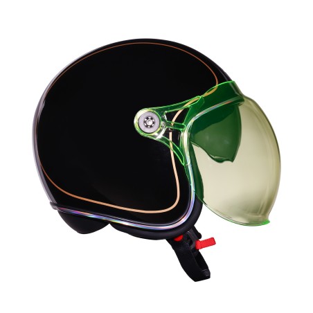 Royal Enfield Bobber Jet Helm schwarz
