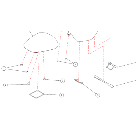 Elastic rubber strap toolkit Guerrilla/Himalayan 450