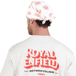 Royal Enfield Multifunktionstuch CORE BANDANA Knockout weiß