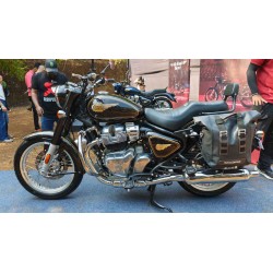 BLACK PASSENGER BACKREST MOUNTS Bullet 650