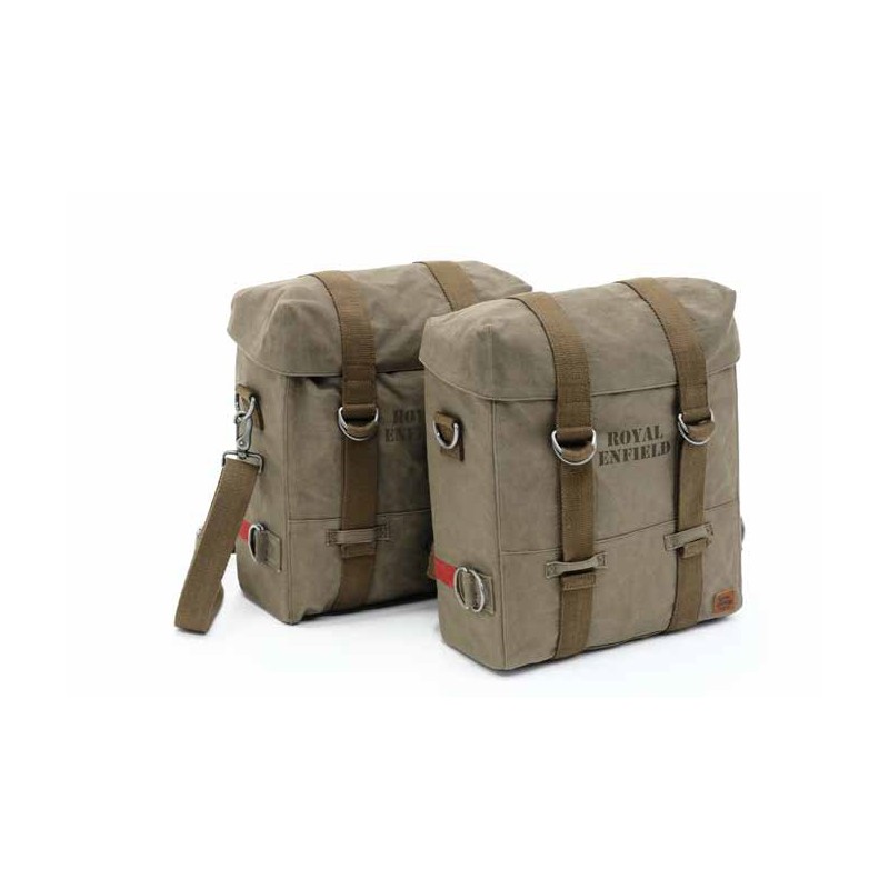 MILITARY PANNIER PAIR, OLIVE
