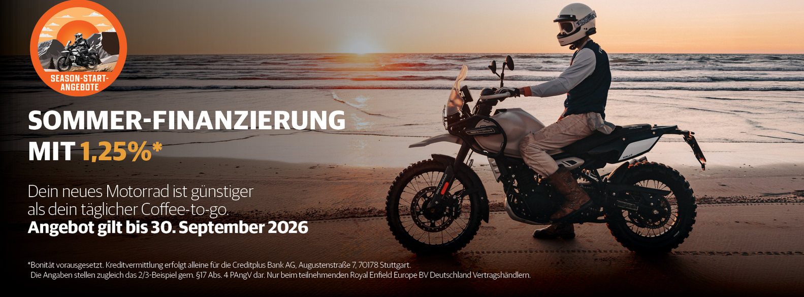 1,25% Sommer Finanzierung